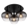 Globo - Nadgradni luster 3xE27/40W/230V pr. 45 cm crna