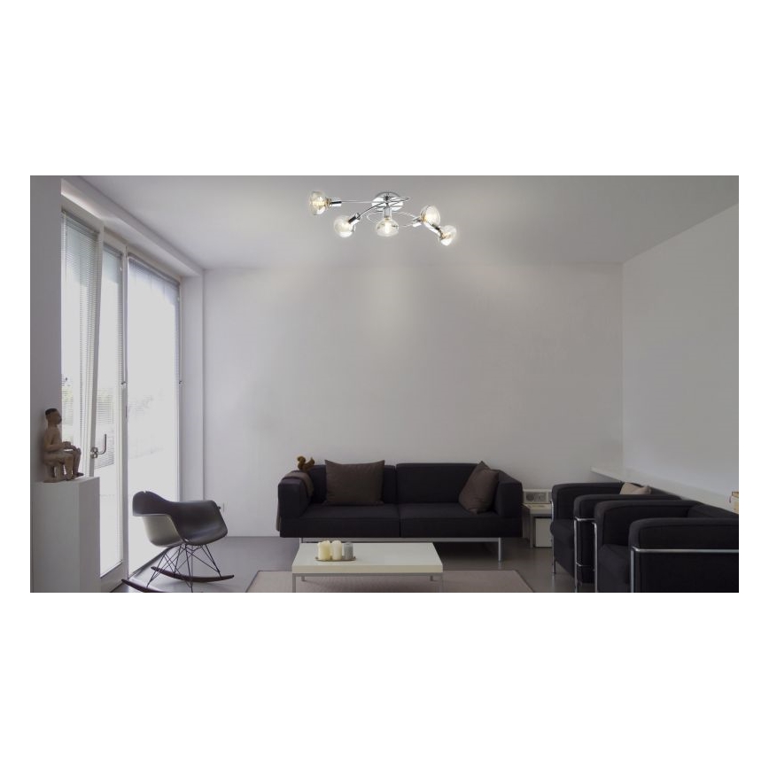 Globo - Nadgradni luster 5xE14/40W/230V