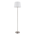 Globo - Podna lampa 1xE27/40W/230V bijela/matni krom