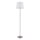 Globo - Podna lampa 1xE27/40W/230V bijela/matni krom
