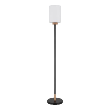 Globo - Podna lampa 1xE27/60W/230V crna/bijela
