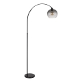 Globo - Podna lampa 1xE27/60W/230V crna