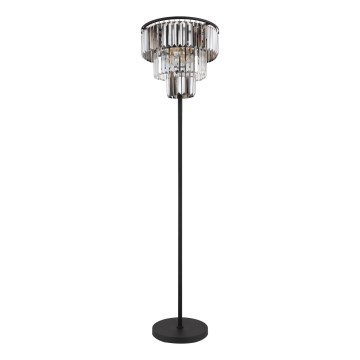 Globo - Podna lampa 3xE27/40W/230V pr. 40 cm crna