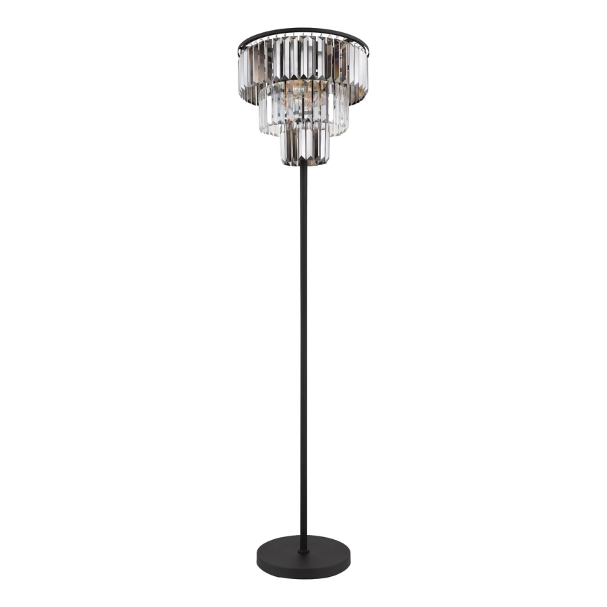 Globo - Podna lampa 3xE27/40W/230V pr. 40 cm crna