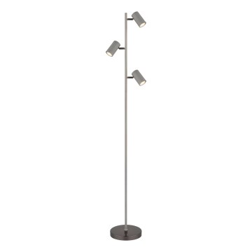 Globo - Podna lampa 3xGU10/5W/230V siva