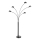 Globo - Podna lampa 5xE14/40W/230V crna