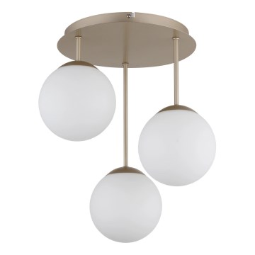 Globo - Površinski montiran luster 3xE14/25W/230V mesing