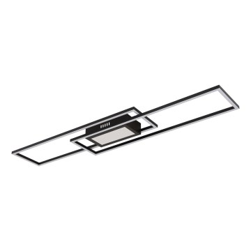 Globo - prigušiva LED stropna svjetiljka LED/42W/230V 2700-6500K 19,6x96 cm crna + daljinski upravljač
