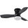 Globo - Prigušivi stropni ventilator s LED/15W/230V 2700-6500K crni + daljinski upravljač