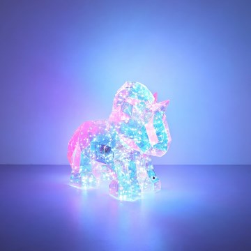 Globo - Punjiva LED stolna dekoracija s prigušivanjem LED/4W/5V 1800 mAh, jednorog