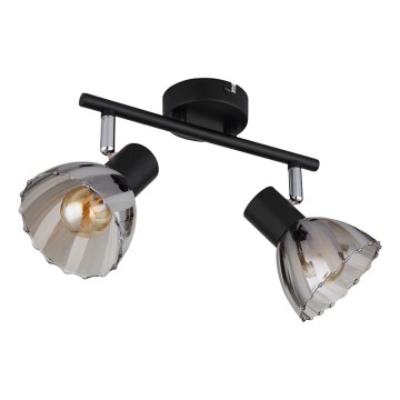 Globo - Reflektorska svjetiljka 2xE14/40W/230V crna