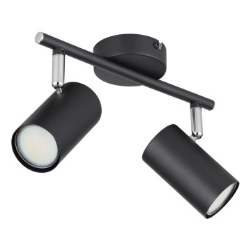 Globo - Reflektorska svjetiljka 2xGU10/25W/230V crna