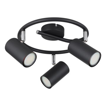 Globo - Reflektorska svjetiljka 3xGU10/25W/230V crna