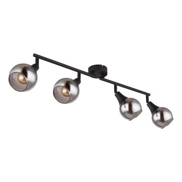 Globo - Reflektorska svjetiljka 4xE14/40W/230V crna