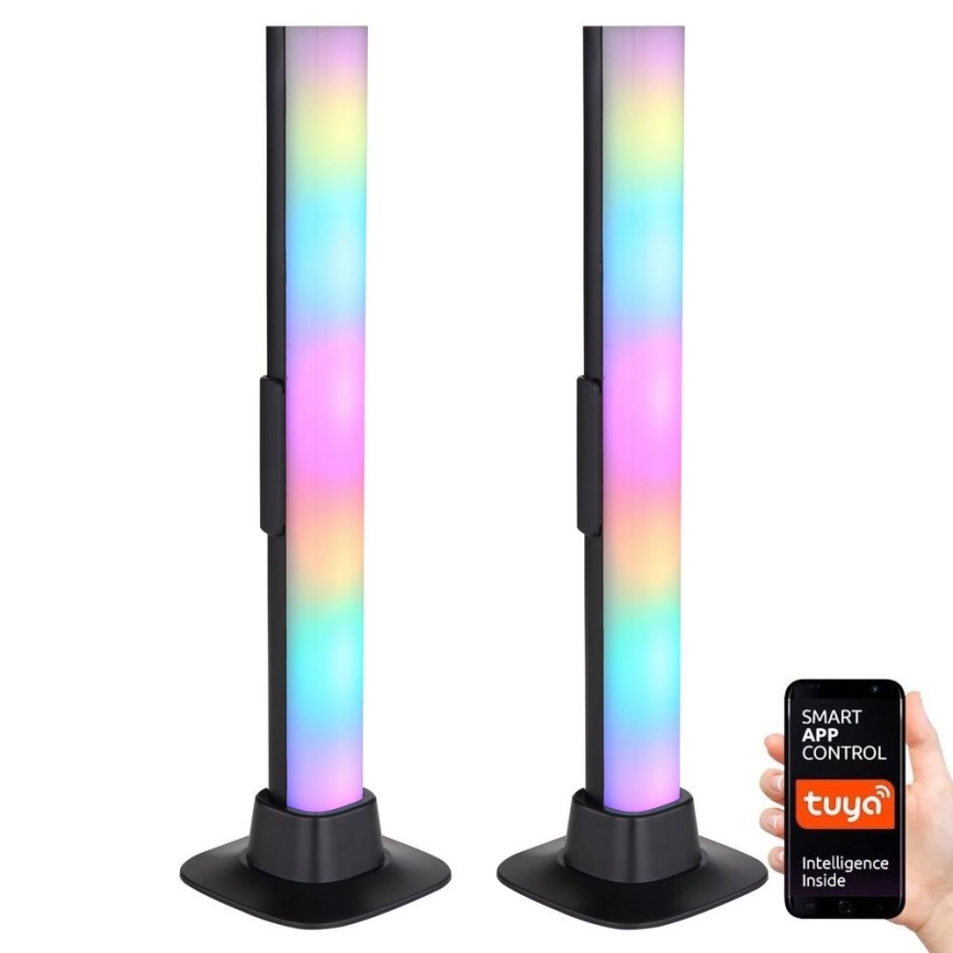 Globo RGB- SET 2x LED RGB Dimmabilna stolna lampa 2u1 LED/2W/5V USB Wi-Fi Tuya