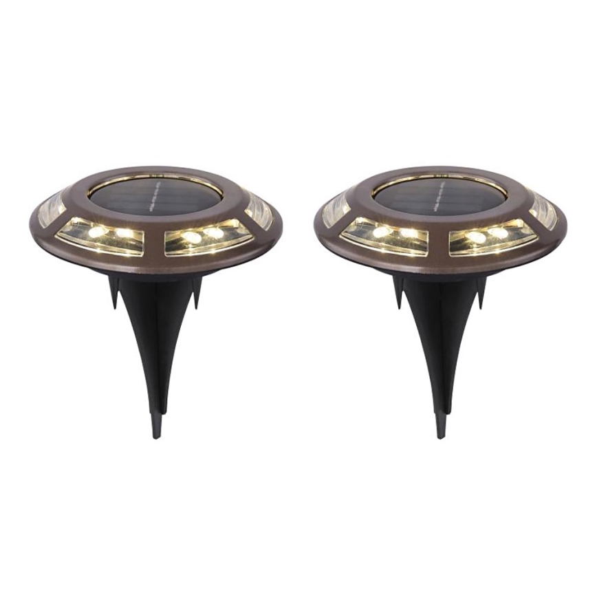 Globo - SET 2x LED Solarna svjetiljka LED/0,72W/3V 3200K IP44 300 mAh