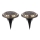 Globo - SET 2x LED Solarna svjetiljka LED/0,72W/3V 3200K IP44 300 mAh