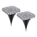Globo - SET 2x LED Solarna svjetiljka LED/0,8W/1,2V IP44 300 mAh