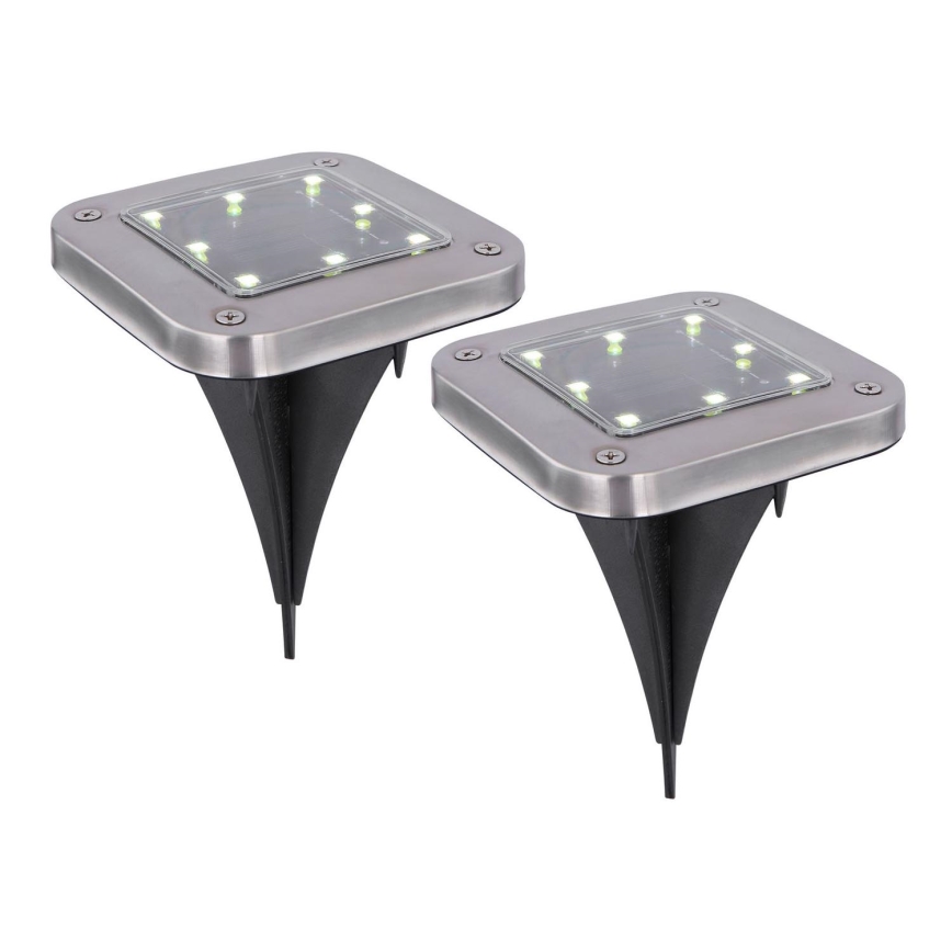 Globo - SET 2x LED Solarna svjetiljka LED/0,8W/1,2V IP44 300 mAh