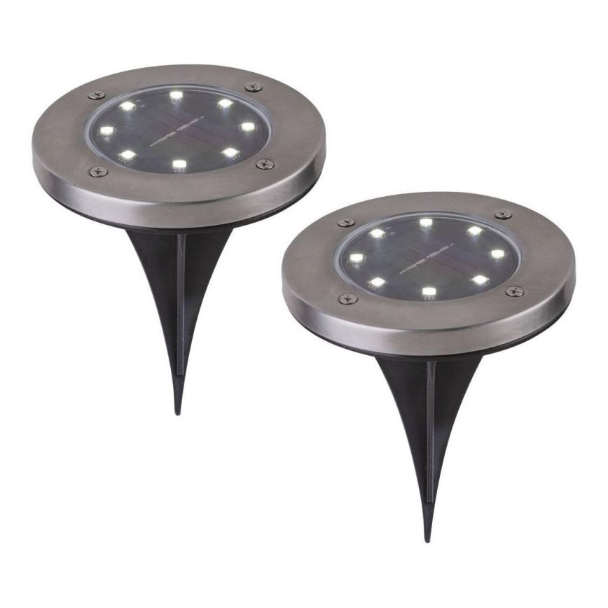 Globo - SET 2x LED Solarna svjetiljka LED/0,8W/3V IP44 300 mAh