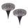 Globo - SET 2x LED Solarna svjetiljka LED/0,8W/3V IP44 300 mAh