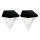Globo - SET 2x LED Solarna zidna svjetiljka LED/0,5W/3V IP44 600 mAh