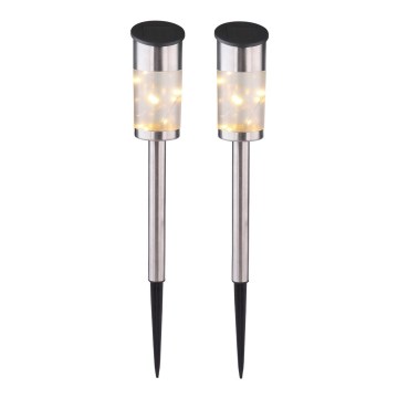 Globo - SET 2x Solarna lampa 10xLED/0,06W/1,2V IP44