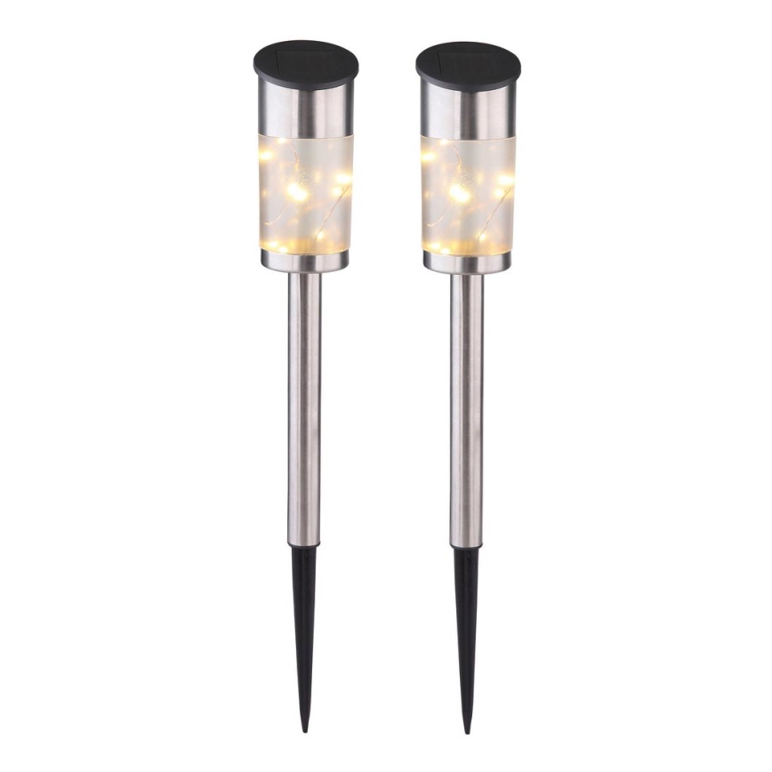 Globo - SET 2x Solarna lampa 10xLED/0,06W/1,2V IP44