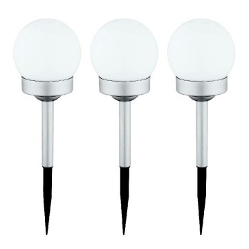 Globo - SET 3x LED solarna svjetiljka LED/0,06W/3V 4000K promjer 10 cm IP44