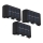 Globo - SET 3x LED Solarna svjetiljka LED/0,8W/3V 6500K IP44 600 mAh