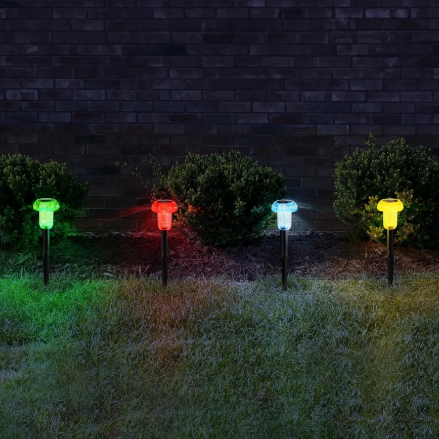 Globo - SET 4x LED RGB solarna svjetiljka LED/0,05W/3V IP44