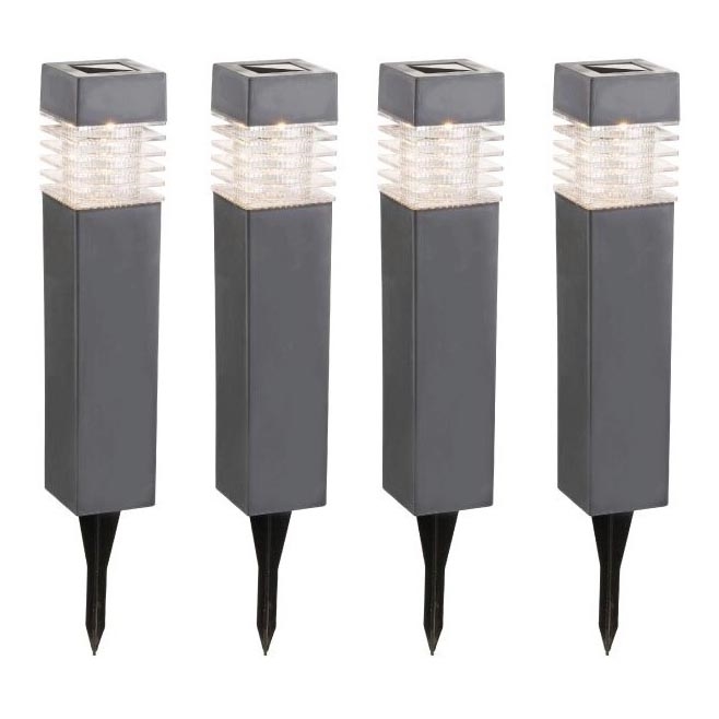 Globo - SET 4x LED Solarna lampa LED/0,06W/3,2V IP44