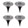 Globo - SET 4x LED Solarna svjetiljka LED/0,1W/3V IP44 300 mAh