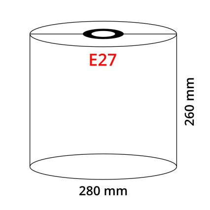 Globo - Sjenilo za luster E27 pr. 28 cm