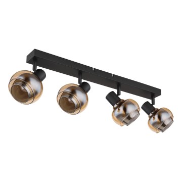 Globo - Spot svjetiljka 4xE14/40W/230V crna