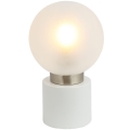 Globo - Stolna lampa 1xE14/25W/230V bijela
