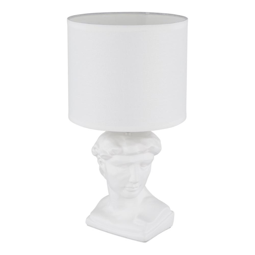 Globo - Stolna lampa 1xE14/40W/230V bijela