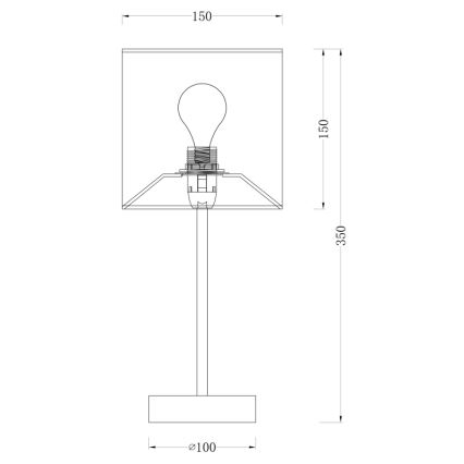 Globo - Stolna lampa 1xE14/40W/230V