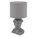 Globo - Stolna lampa 1xE14/40W/230V siva