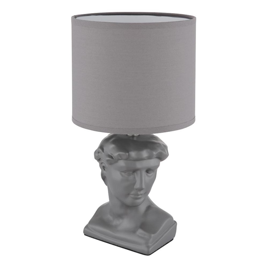 Globo - Stolna lampa 1xE14/40W/230V siva