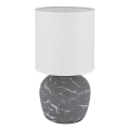 Globo - Stolna lampa 1xE14/40W/230V siva