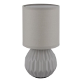 Globo - Stolna lampa 1xE14/40W/230V siva