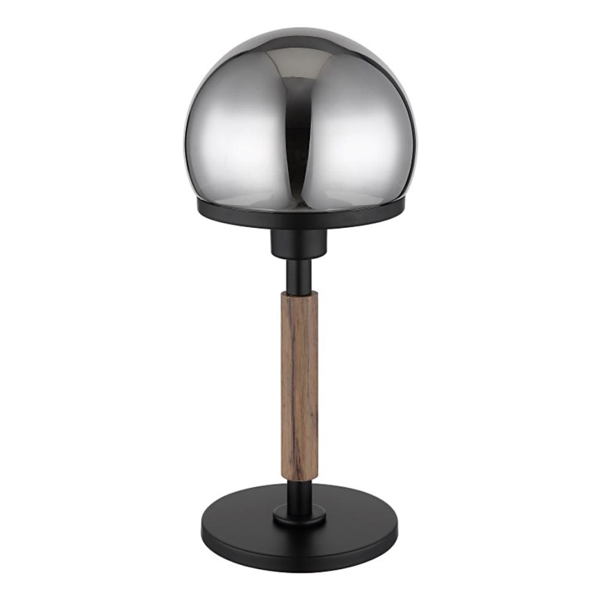 Globo - Stolna lampa 1xE27/40W/230V crna/smeđa