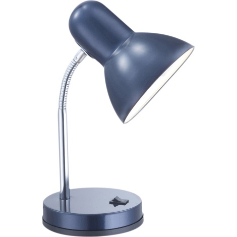 Globo - Stolna lampa 1xE27/40W/230V plava