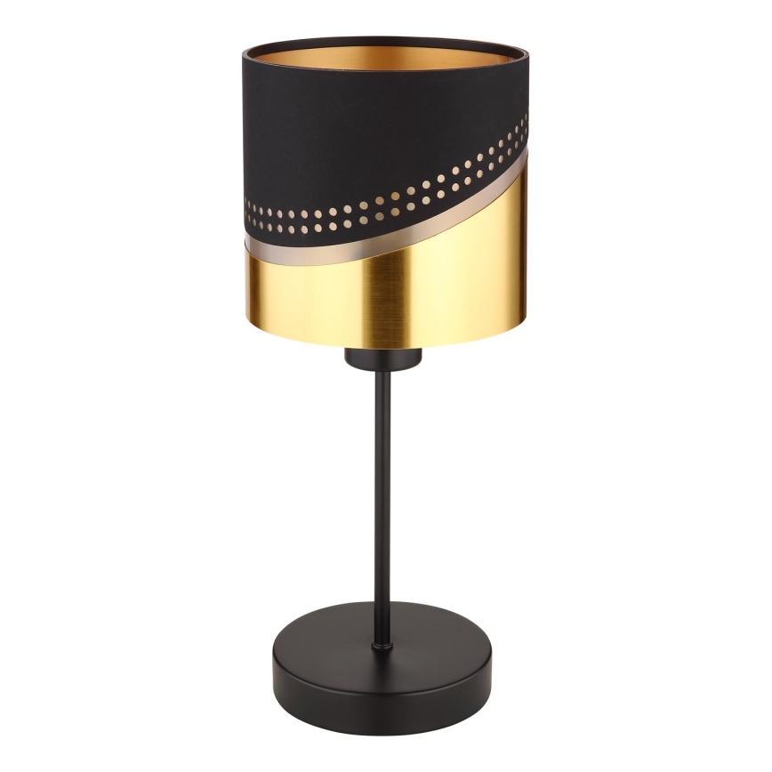 Globo - Stolna lampa 1xE27/40W/230V pr. 16 cm crna/zlatna