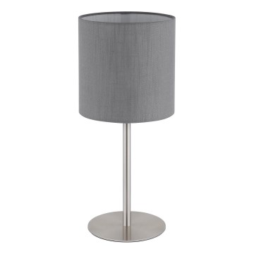 Globo - Stolna lampa 1xE27/40W/230V siva