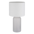 Globo - Stolna lampa 1xE27/60W/230V bijela