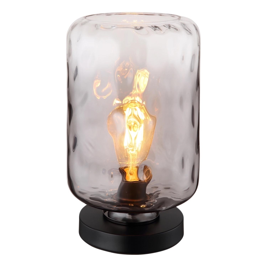 Globo - Stolna lampa 1xE27/60W/230V siva