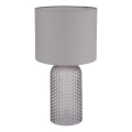 Globo - Stolna lampa 1xE27/60W/230V siva