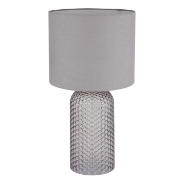 Globo - Stolna lampa 1xE27/60W/230V siva